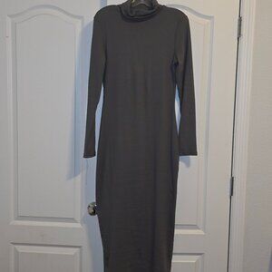 Womens maxi stretch turtle neck dress.  New